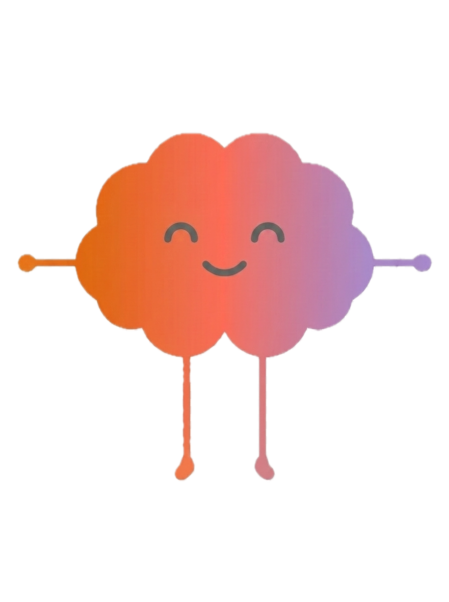 SKALA Mascot — Happy Cloud